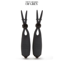 Pinces à tétons vibrantes...