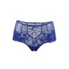 Tanga sexy bleu à laçage