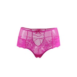 Tanga sexy rose à laçage