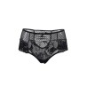 Tanga sexy noir à laçage