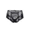 Tanga sexy noir à laçage