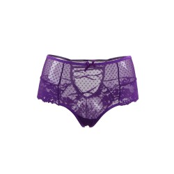 Tanga sexy pourpre à laçage