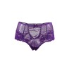 Tanga sexy pourpre à laçage