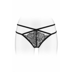 String ouvert Mylene - noir