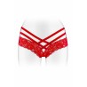 Tanga ouvert Anne - rouge