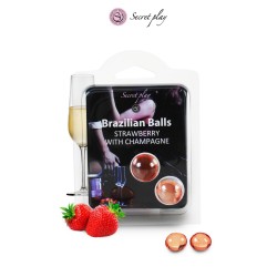 2 Brazilian Balls - fraise...