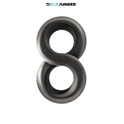Double cockring en 8 - Blue...