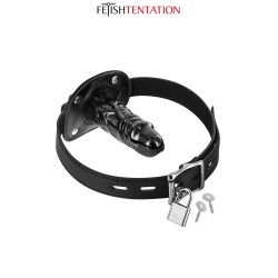 Bâillon avec gode interne -...