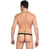 String homme noir résille