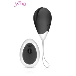Oeuf vibrant Love Egg 2 noir - Yoba