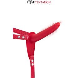 Gode ceinture rouge vibrant...