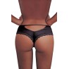 Tanga noir dentelle - Paris Hollywood