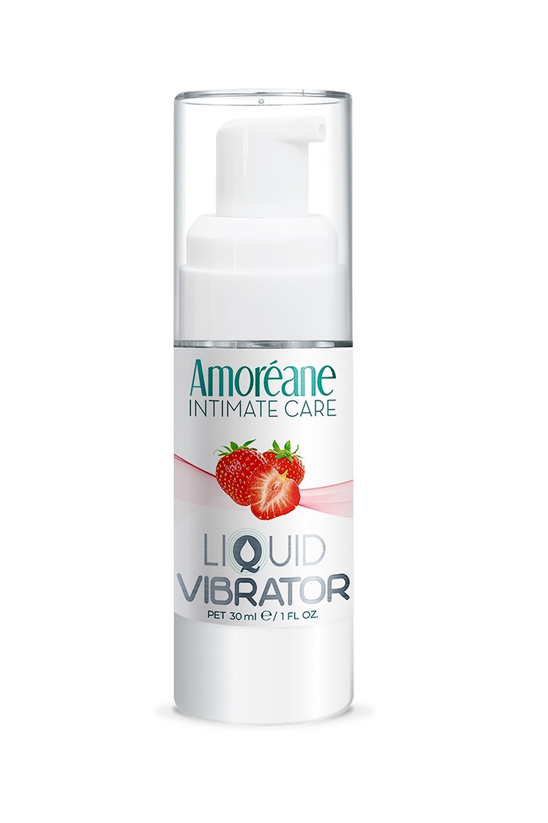 Lubrifiant stimulant Fraise 30ml - Amoreane Med