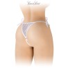 String blanc ouvert à nouer Stella - Fashion Secret