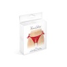 String rouge ouvert à nouer Stella - Fashion Secret