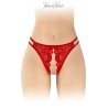 Culotte rouge ouverte Annette - Fashion Secret