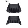 Mini jupe taille basse noire - Regnes