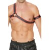 Harnais Gladiator rouge et noir - Ouch!