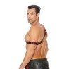 Harnais Gladiator rouge et noir - Ouch!