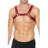 Harnais Buckle Bulldog rouge - Ouch!