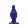 Plug anal double densité bleu 9,3 cm - SilexD