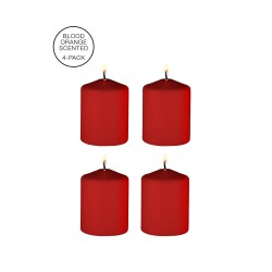 4 bougies SM rouges...