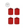 4 bougies SM rouges parfumées - Ouch!