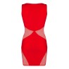 Robe rouge V-9289 - Axami