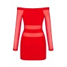 Robe rouge V-9299 - Axami