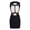 Robe noire V-9209 - Axami