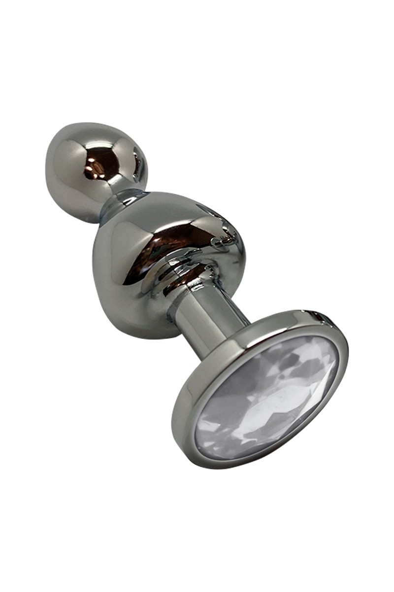 Plug bijou Lollypop transparent M - Wooomy