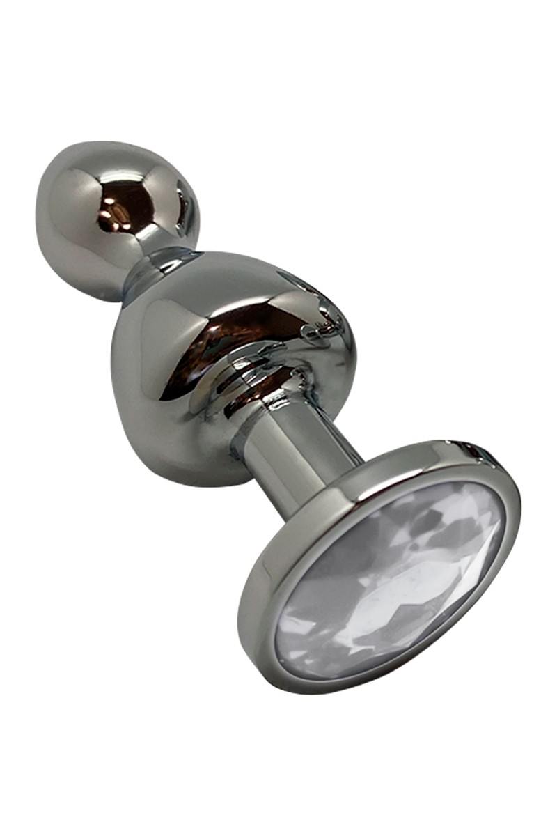 Plug bijou Lollypop transparent L - Wooomy