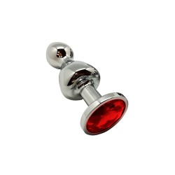 Plug bijou Lollypop rouge S...