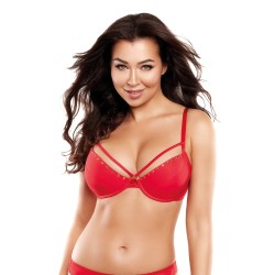 Soutien-gorge push-up rouge...