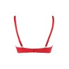 Soutien-gorge push-up rouge V-10351 - Axami