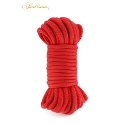 Corde de bondage rouge 10m...