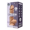 Vibromasseur double densité chair 21,5 cm - SiledD