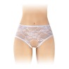 Culotte ouverte blanche Amanda - Fashion Secret
