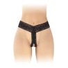 String ouvert Anita noir - Fashion Secret