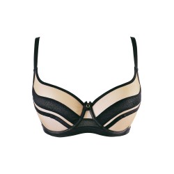 Soutien-gorge tulle noir V-10491 - Axami