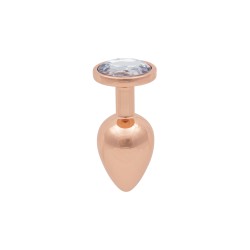 Plug bijou rose gold M -...