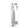 Gode XXL  30,5 x 5,1 cm Clear - King Cock