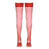 Bas autofixants rouge - Cotelli Legwear
