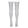 Bas autofixants blanc - Cotelli Legwear