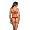 Soutien-gorge dentelle rouge V-9691 - Axami