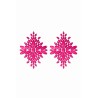 Cache-tétons fashion rose phosphorescent - Glow