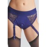 Harnais lingerie Diva (bleu) - Strap On Me