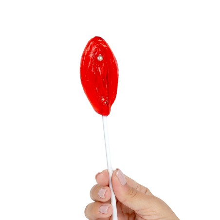 Sucette vulve fraise - Secret Play