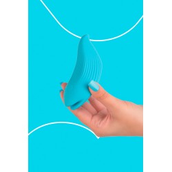Mini vibro rechargeable DelightfulWave bleu - FairyGasm
