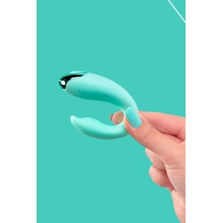 Vibro pour couples PleasureBerry vert - FairyGasm